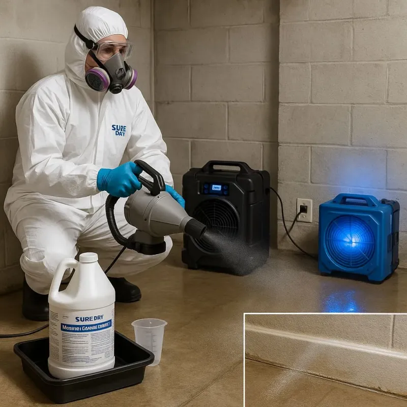 Sanitization and Odor Removal process in Saint Johnsbury, VT