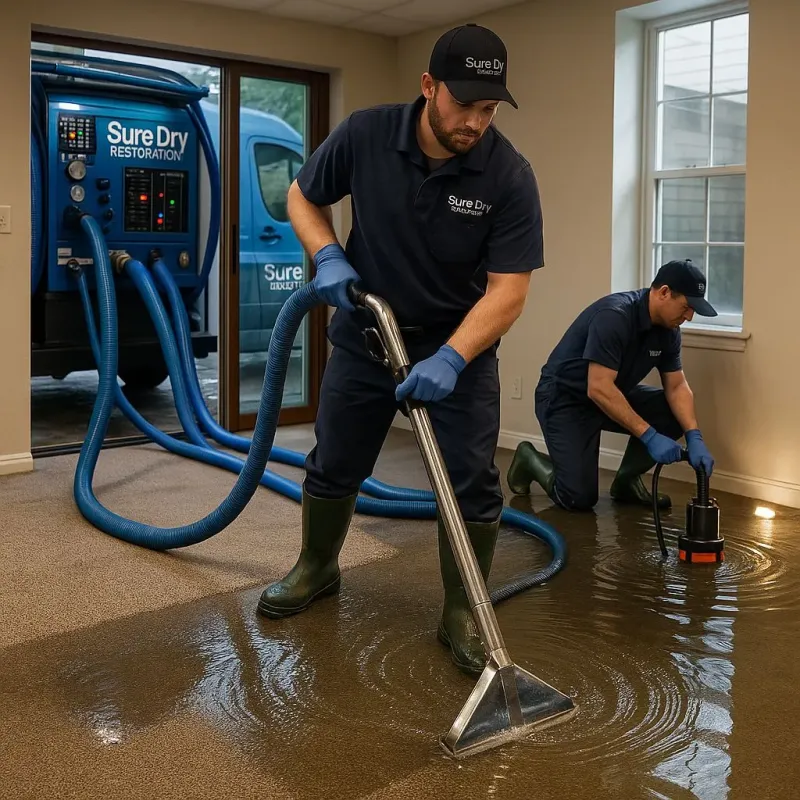 Water Extraction and Removal process in Saint Johnsbury, VT
